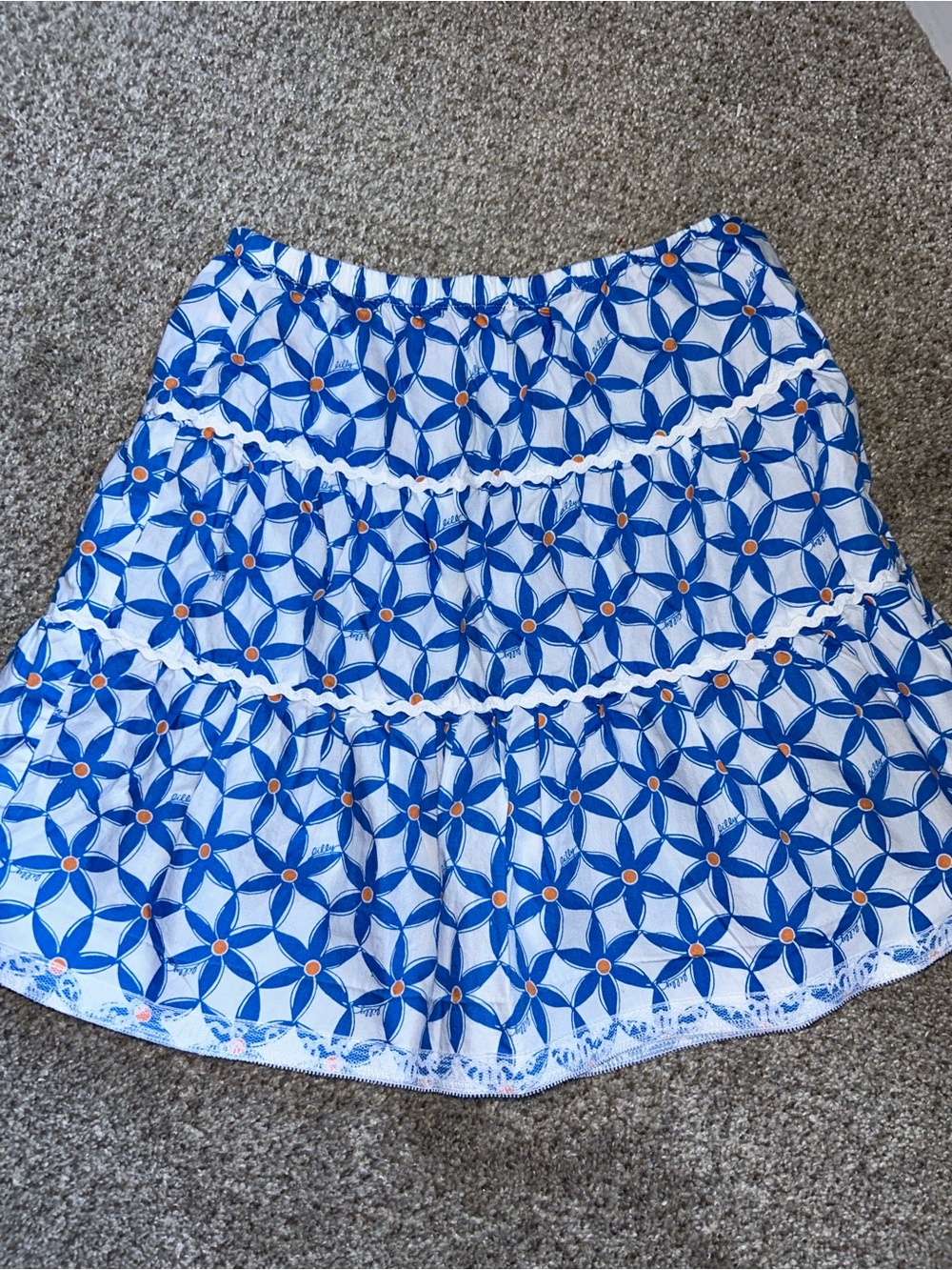 Girls Lilly Pulitzer Summer Skirt Size 7